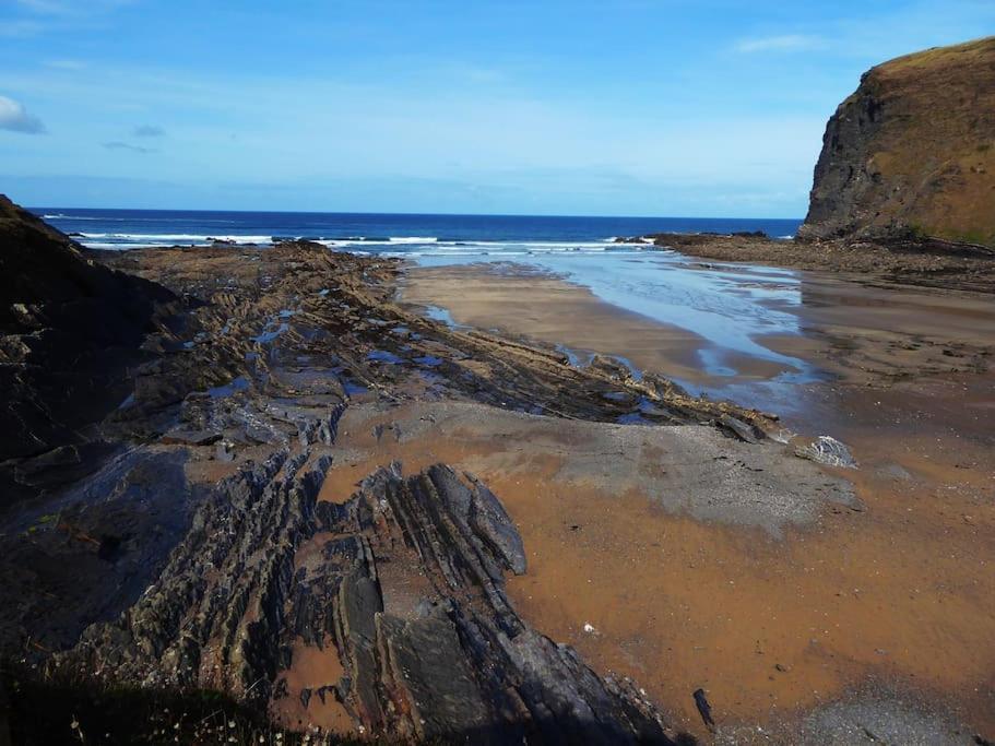 Kallowen Cottage At Crackington Haven, Near Bude And Boscastle, Cornwall ภายนอก รูปภาพ
